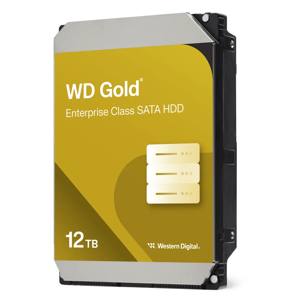 Disco Duro Empresarial WD Gold / SATA 6 Gb/s / 12 TB / 7200 RPM / Tecnología HelioSeal / ArmorCache / 5 Años Garantía / 2.5M Horas MTBF – vista 2