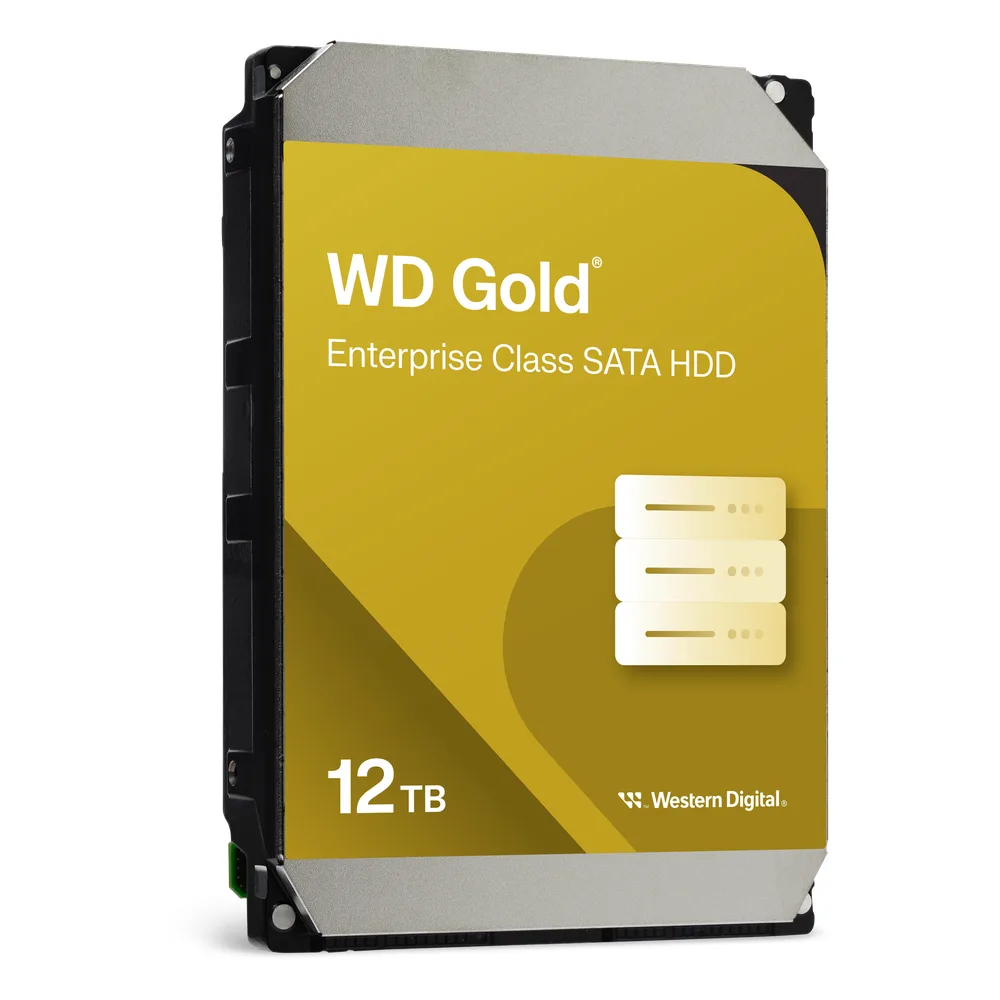 Disco Duro Empresarial WD Gold / SATA 6 Gb/s / 12 TB / 7200 RPM / Tecnología HelioSeal / ArmorCache / 5 Años Garantía / 2.5M Horas MTBF – vista 3