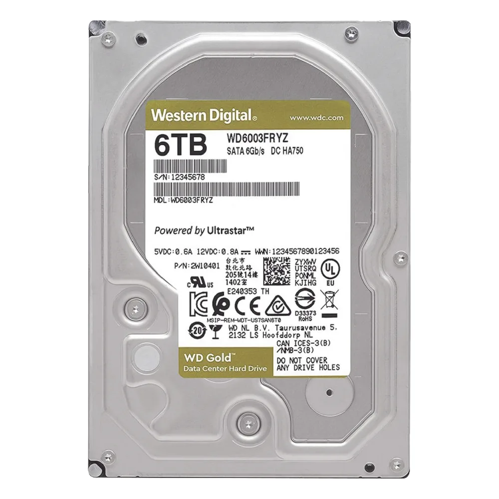 Disco Duro Enterprise 6TB WD GOLD