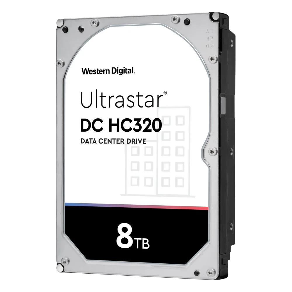 Disco Duro Enterprise 8 TB / Wester Digital (WD) / Serie Ultrastar / Recomendado para Data Center y NVRs de Alta Capacidad / Alto Performace – vista 2