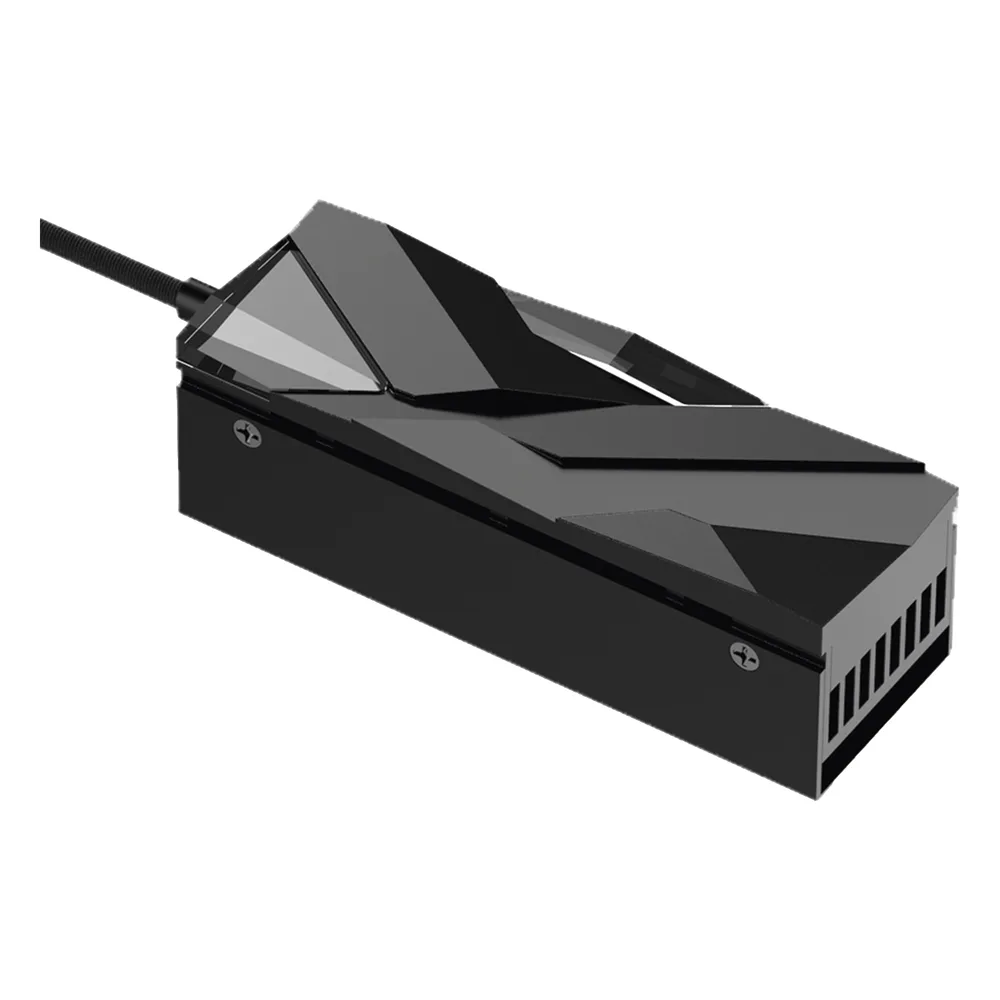 Disipador de Calor Activo para SSD M.2 2280 / Aleación de Aluminio / Ventilador PWM / Reducción ≤30°C / 4 Pines / 73 x 22 x 9 mm – vista 3