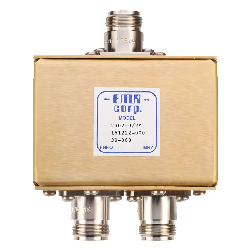 Divisor de Potencia EMR de 2 Vías, 30-960 MHz, 0.5 Watt, Conectores N Hembra.