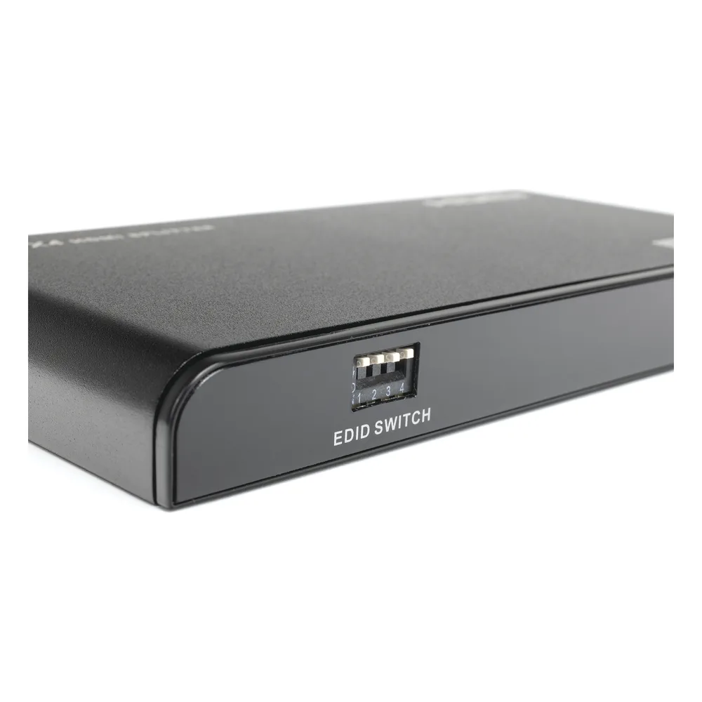 Divisor (Splitter) HDMI 4K de 1 Entrada a 4 Salidas (Simultaneas) / Soporta 4K×2K  / Ajuste de resoluciones EDID / HDR / HDMI 2.0 /  HDCP 2.2  / Permite mezclar pantallas en 4K y 1080P – vista 5
