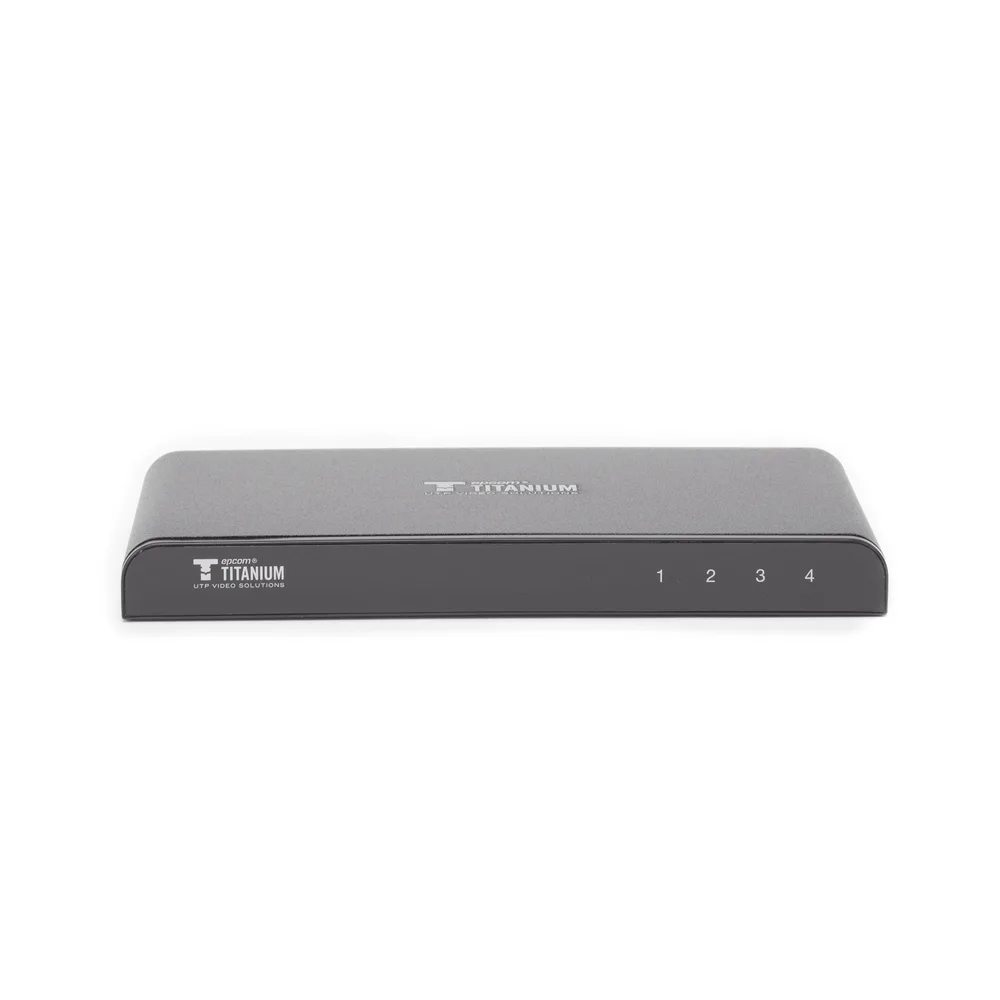 Divisor (Splitter) HDMI 4K de 1 Entrada a 4 Salidas (Simultaneas) / Soporta 4K×2K / Soporta hasta 4 equipos con conexión en Cascada / HDMI 3D  / HDR / HDMI 1.4 /  HDCP 1.4  / Audio PCM / Longitud del cable de entrada ≤30m y salida ≤25m. – vista 2