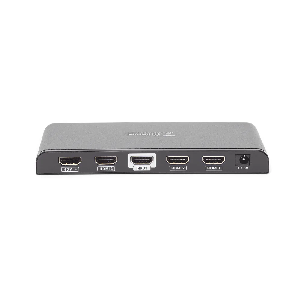 Divisor (Splitter) HDMI 4K de 1 Entrada a 4 Salidas (Simultaneas) / Soporta 4K×2K / Soporta hasta 4 equipos con conexión en Cascada / HDMI 3D  / HDR / HDMI 1.4 /  HDCP 1.4  / Audio PCM / Longitud del cable de entrada ≤30m y salida ≤25m. – vista 7