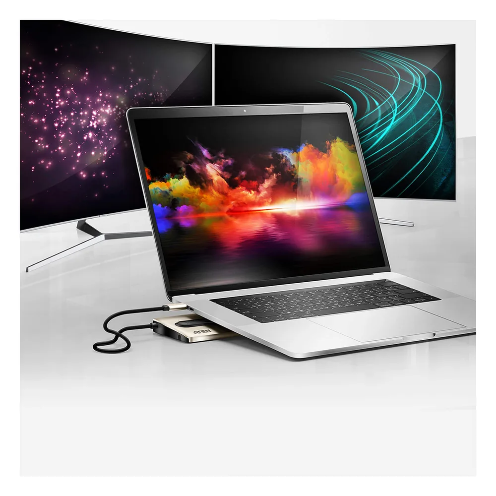 Docking station USB-C multipuerto con power pass-through – vista 6