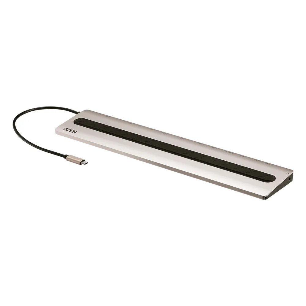 Docking station USB-C multipuerto con power pass-through