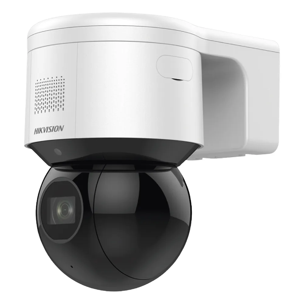 Domo PTZ IP 4 Megapixel / 4X Zoom Óptico / 50 mts IR EXIR / ACUSENSE / Luz Estroboscópica / Sirena Integrada / WDR 120 dB / PoE+ / IP66 / Ultra Baja Iluminación / Micrófono y Bocina Interconstruido / Micro SD