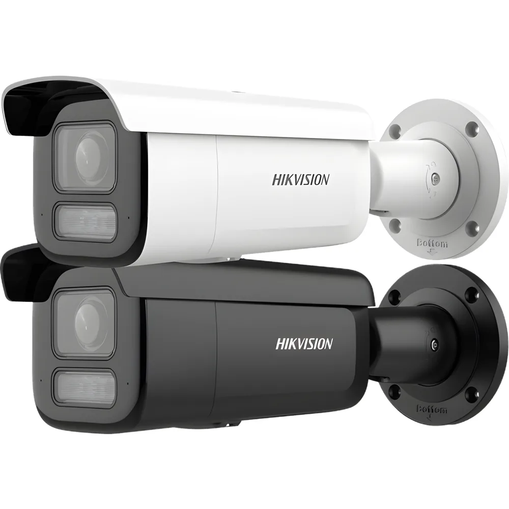 [Dual Light + 2 Micrófonos Integrados] Bala IP 2 Megapixel / Lente Mot. 2.8 a 12 mm / 60 mts Luz Blanca + 60 mts IR / ACUSENSE / Exterior IP67 / IK10 / WDR 120 dB / PoE+  / Alarmas I/O / Micro SD / Metal / IK10 / ACUSEEK – vista 2