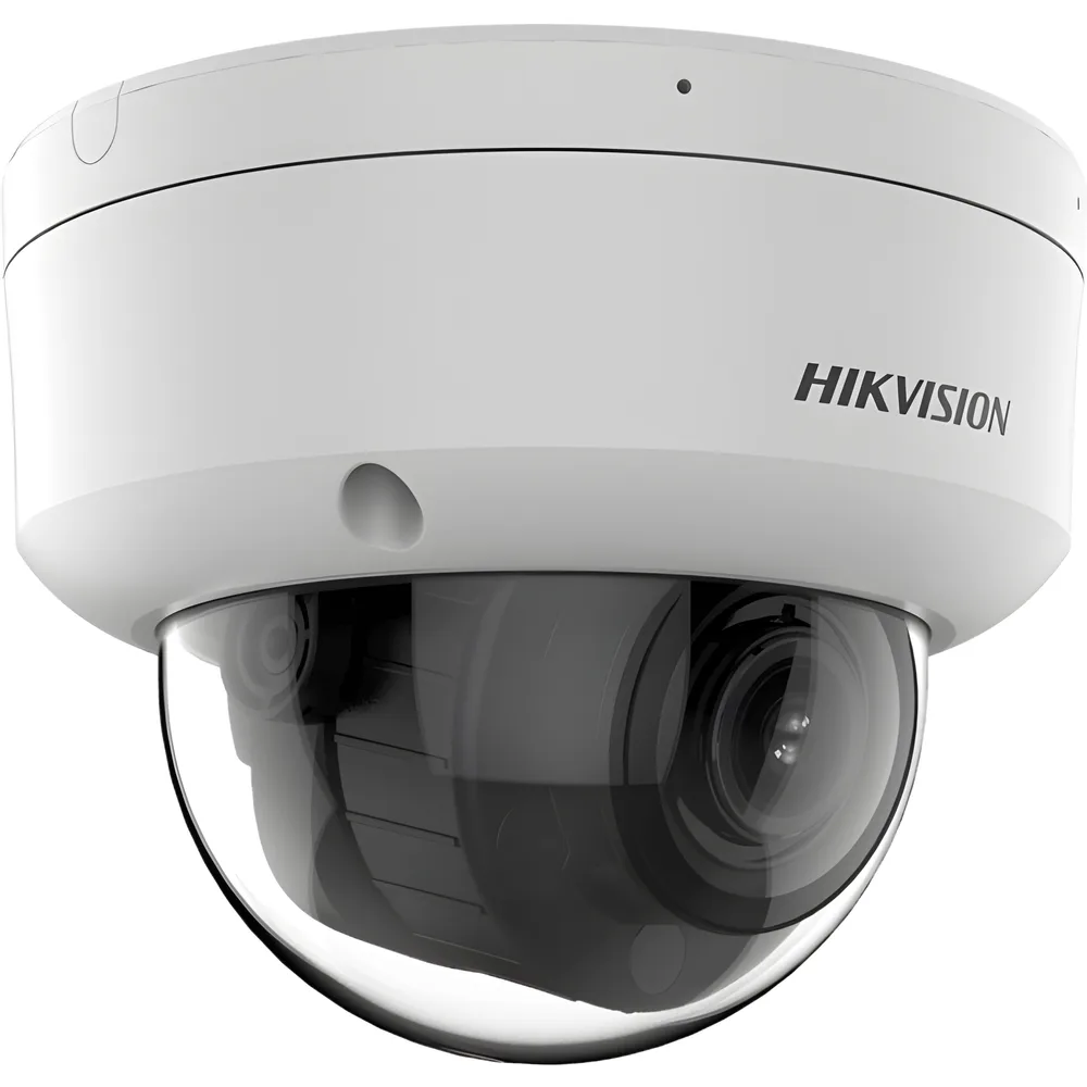[Dual Light + 2 Micrófonos Integrados] Domo IP 2 Megapixel / Lente Mot.  2.8 A 12 mm / 40 mts Luz Blanca + 40 mts IR) / ACUSENSE / Exterior IP67 / IK10 / WDR 120 dB / PoE / ONVIF / Alarmas I/O / Micro SD / Metal / ACUSEEK – vista 2