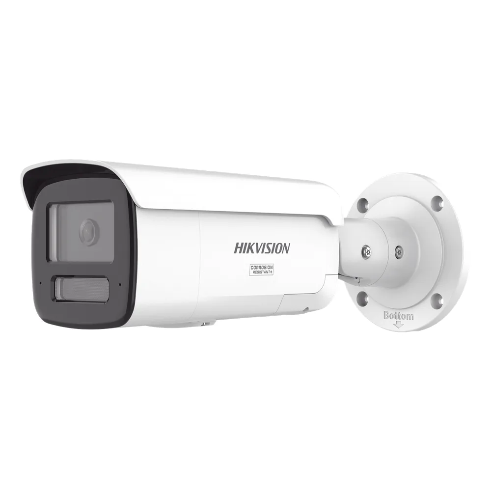 [Dual Light + ColorVu 3.0 + HikAI] Bala IP 4 Megapixel / Lente 4 mm / 60 mts IR + Luz Blanca / Exterior IP67 / Estrobo Luz Blanca / WDR 130 dB / ACUSENSE 3.0 / Metal / NEMA 4X / ACUSEEK