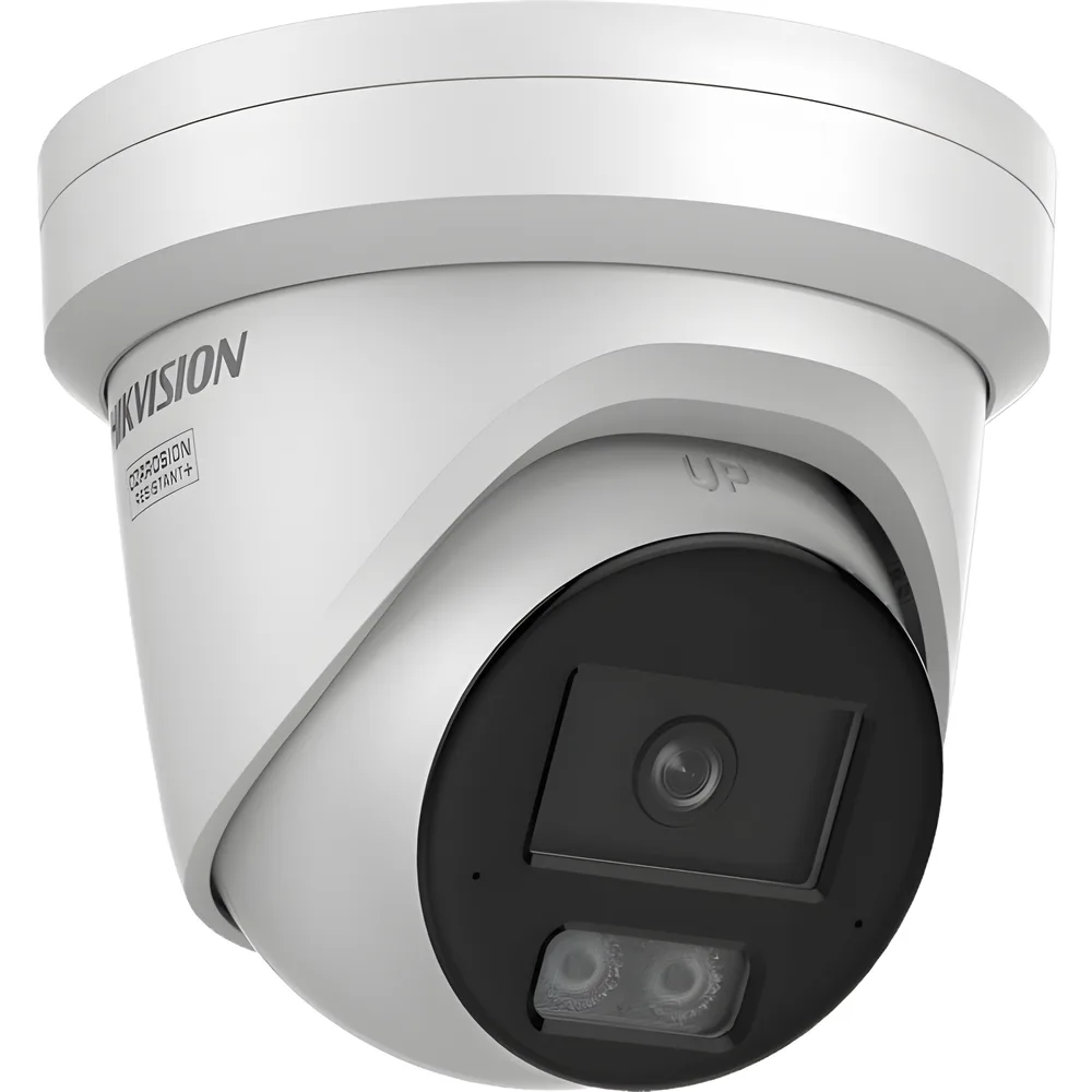[Dual Light]Turret IP 12 Megapixel / Lente 2.8 mm / 30 mts Luz Blanca + 30 mts IR / ACUSENSE / Exterior IP67 / WDR 120 dB / PoE / ONVIF / Micro SD / Metal / ACUSEEK – vista 2