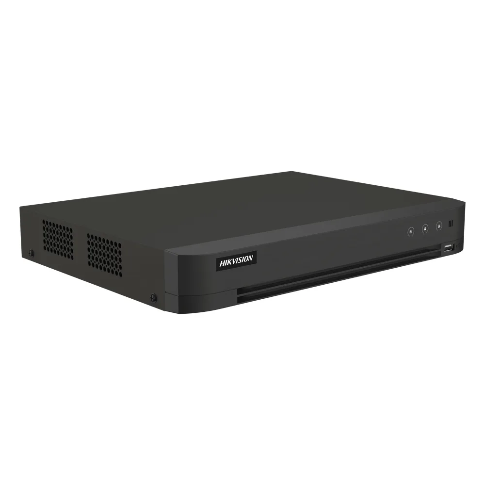 DVR 16 Canales TURBOHD + 16 Canales IP / 8 Megapixel (4K) / Audio Bidireccional / ACUSENSE / Reconocimiento Facial / 2 Bahías de Disco Duro / Salida de Video en 4K / H.265+ – vista 3