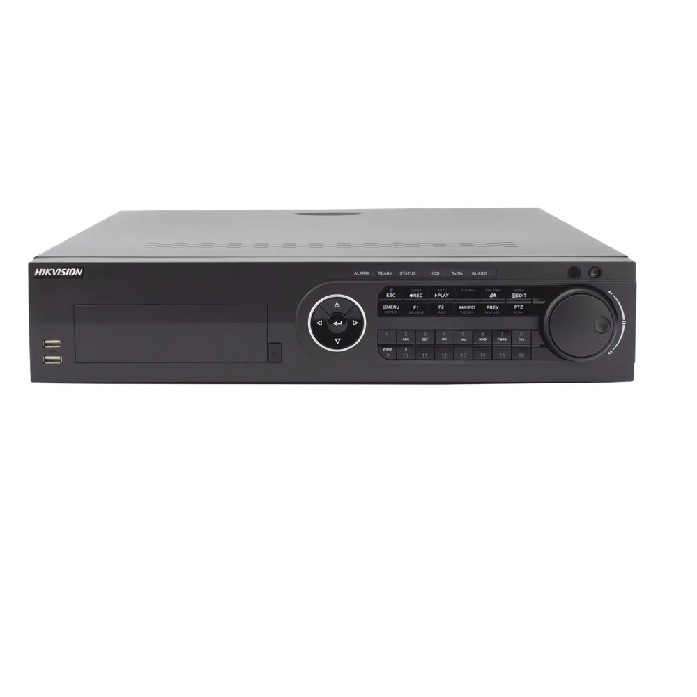 DVR 16 Canales TurboHD + 8 Canales IP / 3K / 5 Megapixel /  8 Bahías de Disco Duro / 16 Entradas de Audio Fisicas (Microfono por Separado) / Audio por coaxitron / Acusense / 16 Entradas de Alarma / POS / H.265+ – vista 5