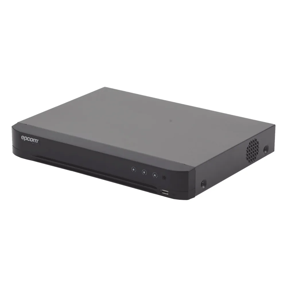 DVR 4 Canales TurboHD + 2 Canales IP / 5 Megapixel Lite- 3K Lite / Acusense (Evista falsas alarmas) / Audio por Coaxitron /  Bahía de Disco Duro /  Salida de Video en Full HD