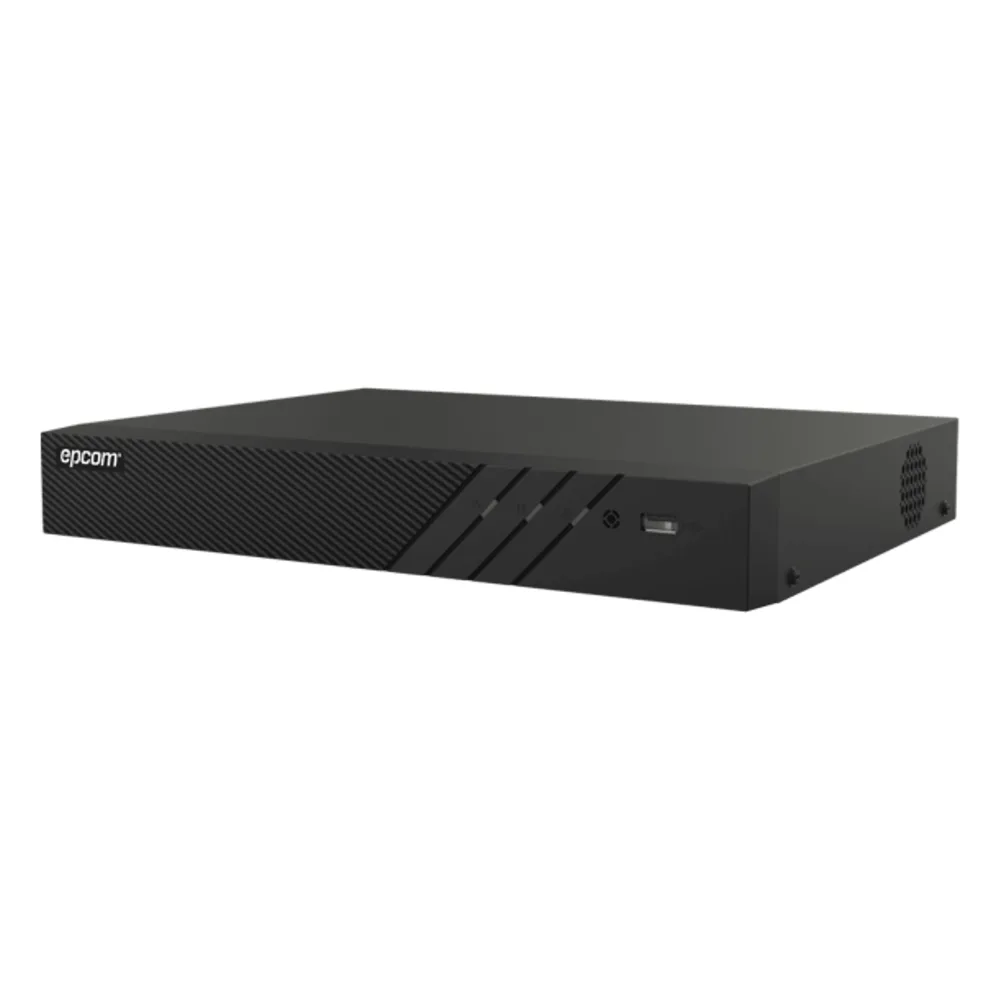 DVR 8 Canales TURBOHD + 4 Canales IP / 5 Megapixel Lite - 3K Lite / Audio Bidireccional por Coaxitron  / ACUSENSE (Evita falsas alarmas) / 1 Bahía de Disco Duro / Salida de Video en Full HD