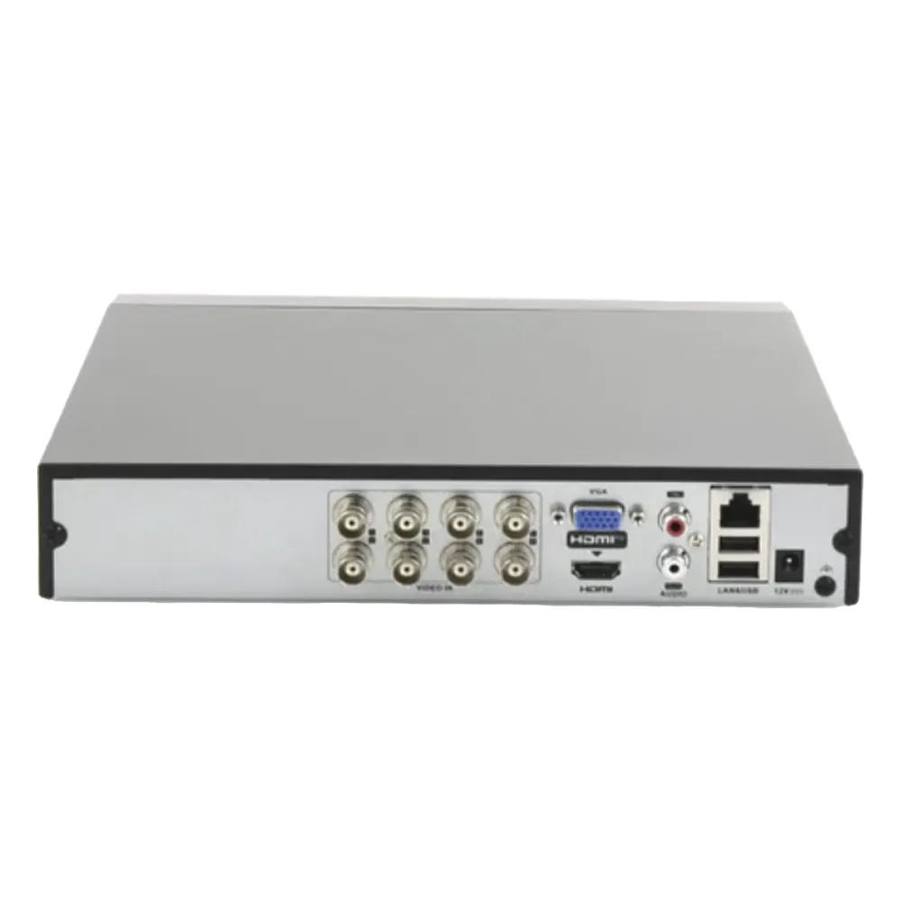 DVR 8 Canales TURBOHD + 4 Canales IP / 5 Megapíxel Lite - 3K Lite / Audio por Coaxitron / ACUSENSE Lite / 1 Bahía de Disco Duro / H.265+ / Salida en Full HD – vista 5