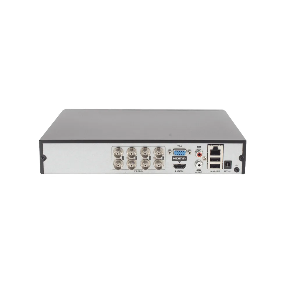 DVR 8 Canales TURBOHD + 8 Canales IP / 8 Megapixel (4K) / Audio Bidireccional por Coaxitron / ACUSENSE / 1 Bahía de Disco Duro / Salida de Video en 4K / H.265+ – vista 5
