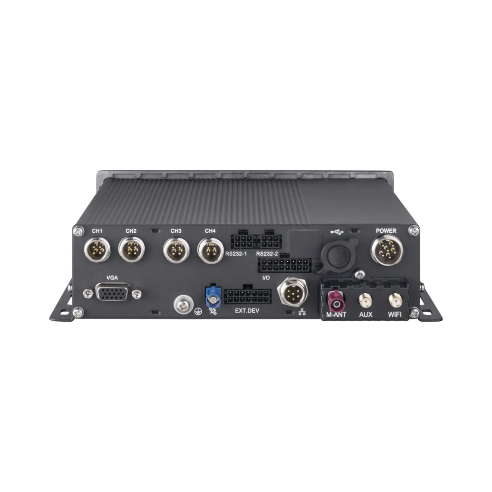 DVR Móvil 1080P / 4 Canales TURBO + 4 Canales IP / Soporta 4G / WiFi / GPS / Soporta HDD / Entrada y Salida de Alarmas / Salida de Vídeo – vista 2