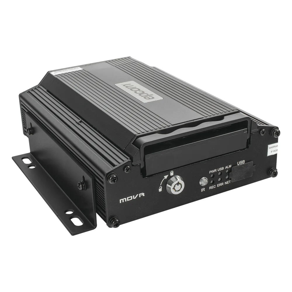 DVR Móvil / Multiplataforma / 4 Canales AHD 2 Megapixel / Almacenamiento en HDD / H.265 / Chip IA Embebido / Soporta 4G / WiFi / GPS – vista 3