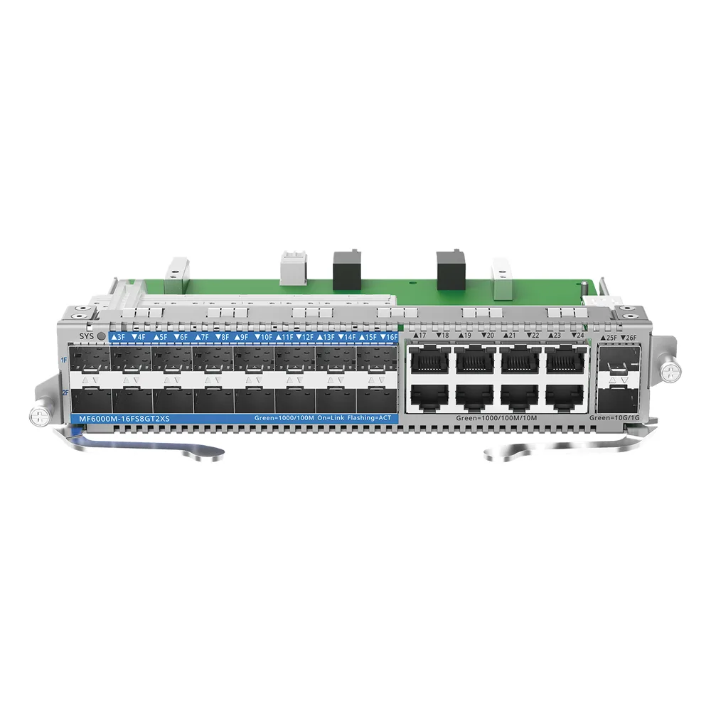 e-Lighten Tarjeta Modular para OLT modelo RG-NBF6002M, 16 puertos PON/SFP 1G, 8 puertos Ethernet de 1G y 2 puertos SFP+ 10G – vista 4