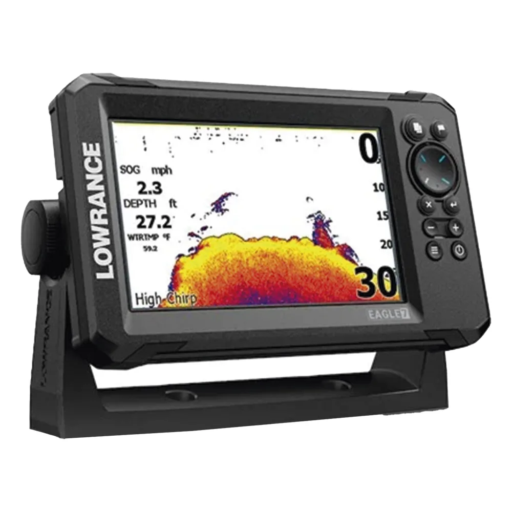 Eagle-7 ecosonda en pantalla horizontal IPS de 7 pulgadas, incluye transductor skimmer 50/200 kHz – vista 3