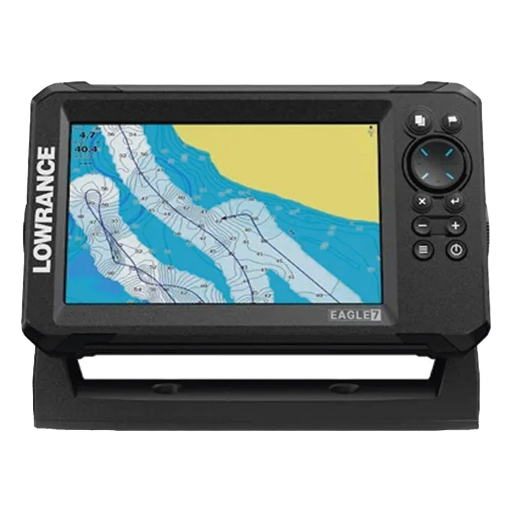 Eagle-7 ecosonda en pantalla horizontal IPS de 7 pulgadas, incluye transductor skimmer 50/200 kHz – vista 4