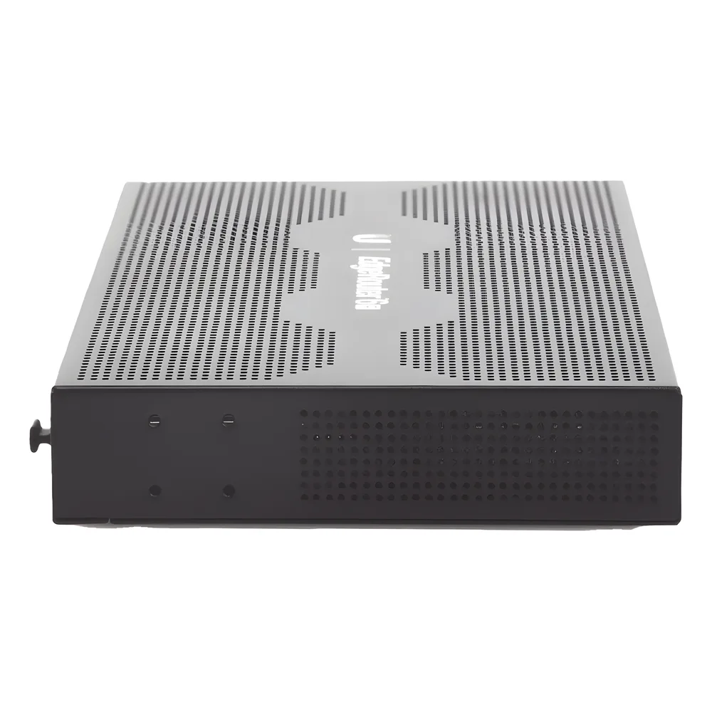 EdgeRouter 6 PoE pasivo 24 V, con 5 puertos 10/100/1000 Mbps + 1 puerto SFP, con funciones avanzadas de ruteo – vista 6