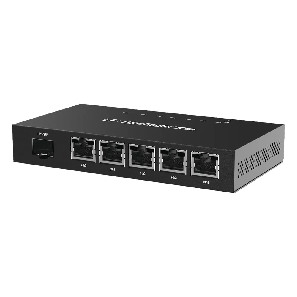 EdgeRouter X SFP de 5 puertos Gigabit + 1 puerto SFP con funciones avanzadas de ruteo