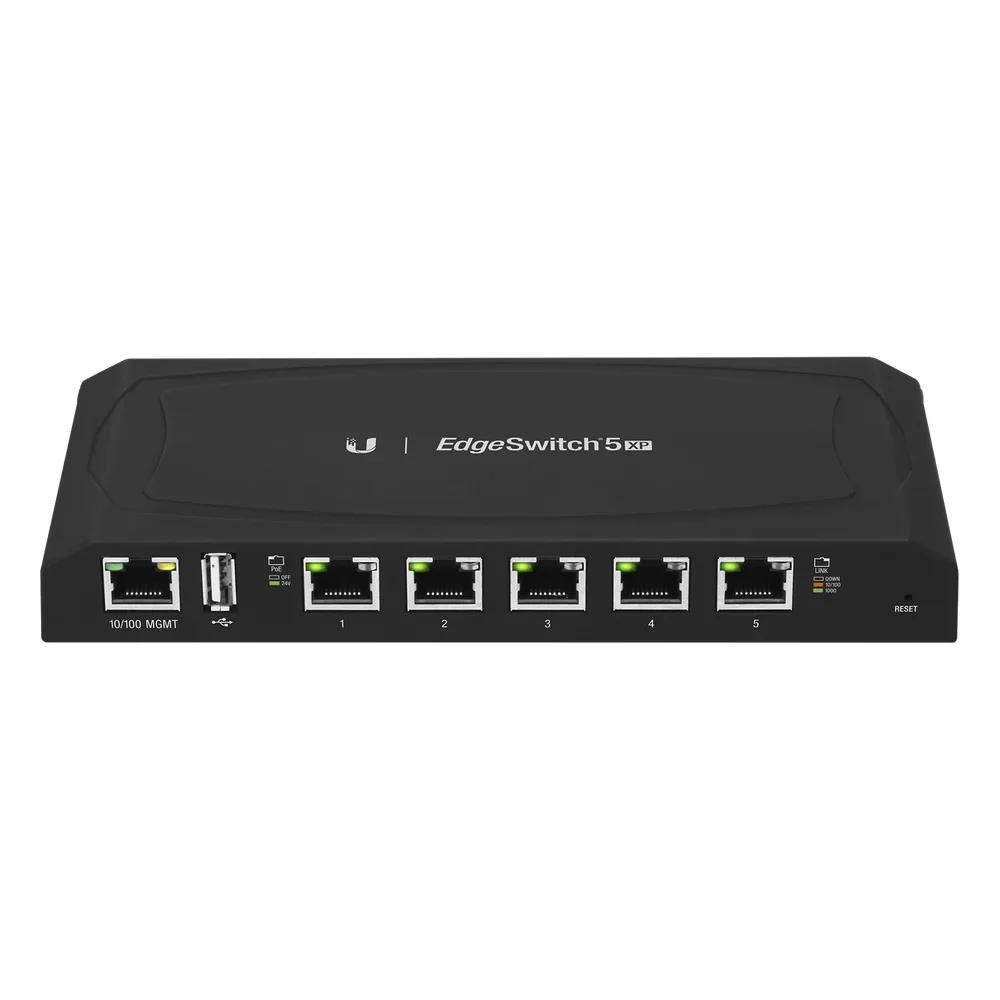 EdgeSwitch 5XP Administrable de 5 Puertos Gigabit PoE de 24 V Pasivo, con funciones avanzadas de Capa 2 – vista 4