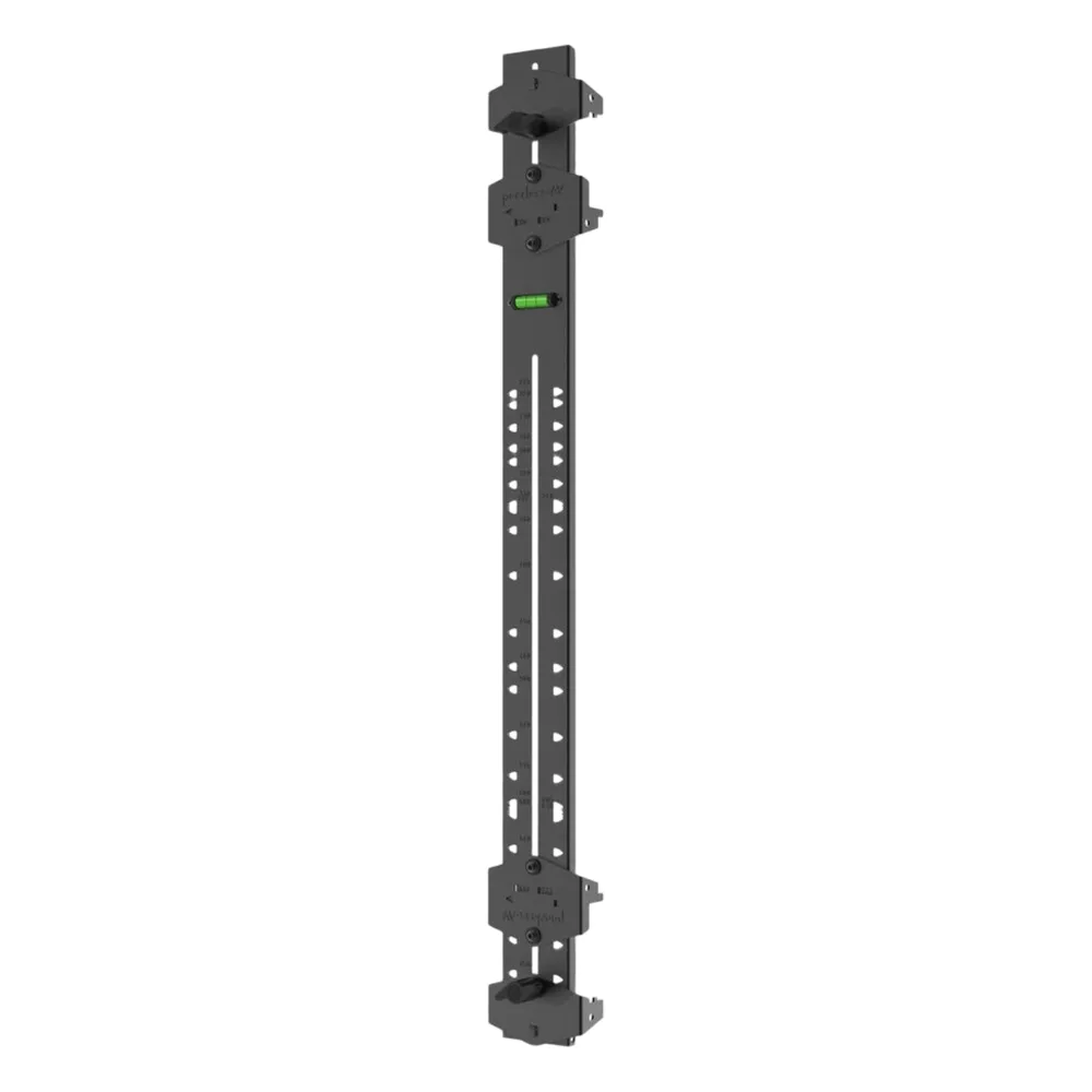 Espaciador Universal para sistemas LEDUNVS / Kit Completo / Acabado Powder Coat Negro / dimensiones 1411 x 100 x 64 mm / Peso 4 lb (1.8 kg)
