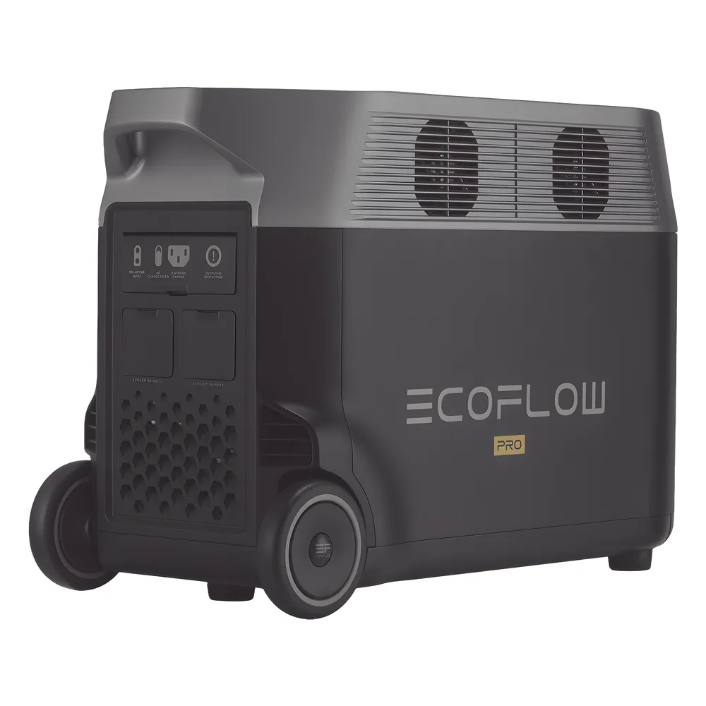 Estación de Energía Portátil DELTA PRO 3600Wh Litio LFP / 5 AC 3600W (7200W Pico) / 2 USB-C 200W / Capacidad para Aumentar Respaldo / Cargador de Coche 10A a 12.6V / Conectividad WiFi y Bluetooth (App) / Carga Solar 1600W Max. – vista 2