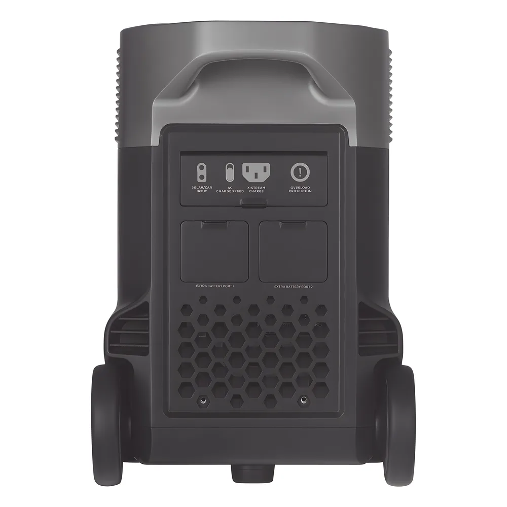 Estación de Energía Portátil DELTA PRO 3600Wh Litio LFP / 5 AC 3600W (7200W Pico) / 2 USB-C 200W / Capacidad para Aumentar Respaldo / Cargador de Coche 10A a 12.6V / Conectividad WiFi y Bluetooth (App) / Carga Solar 1600W Max. – vista 4