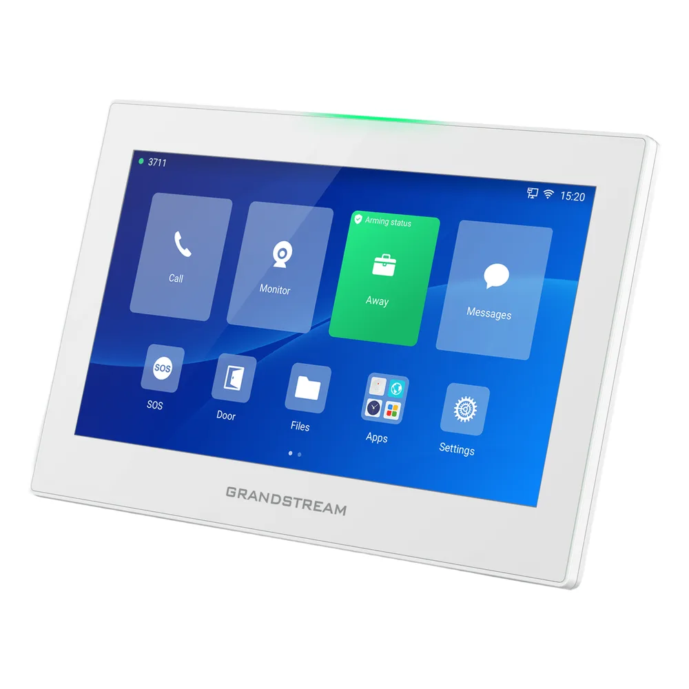 Estación de Intercomunicación SIP con Wi-Fi 6, Bluetooth y Control Total para Agendamiento de Salas y Edificios Inteligentes (Color Blanco) – vista 3
