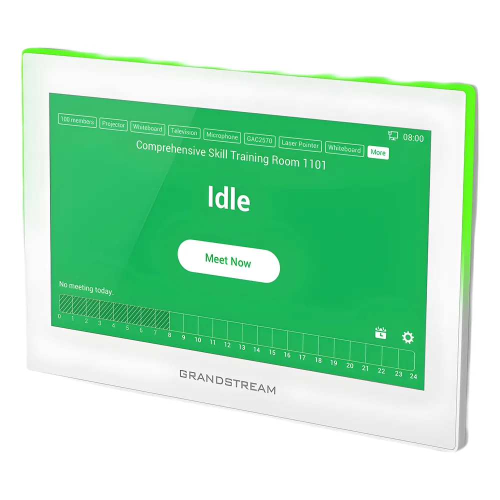 Estación de Intercomunicación SIP con Wi-Fi 6, Bluetooth y Control Total para Agendamiento de Salas y Edificios Inteligentes (Color Blanco) – vista 4