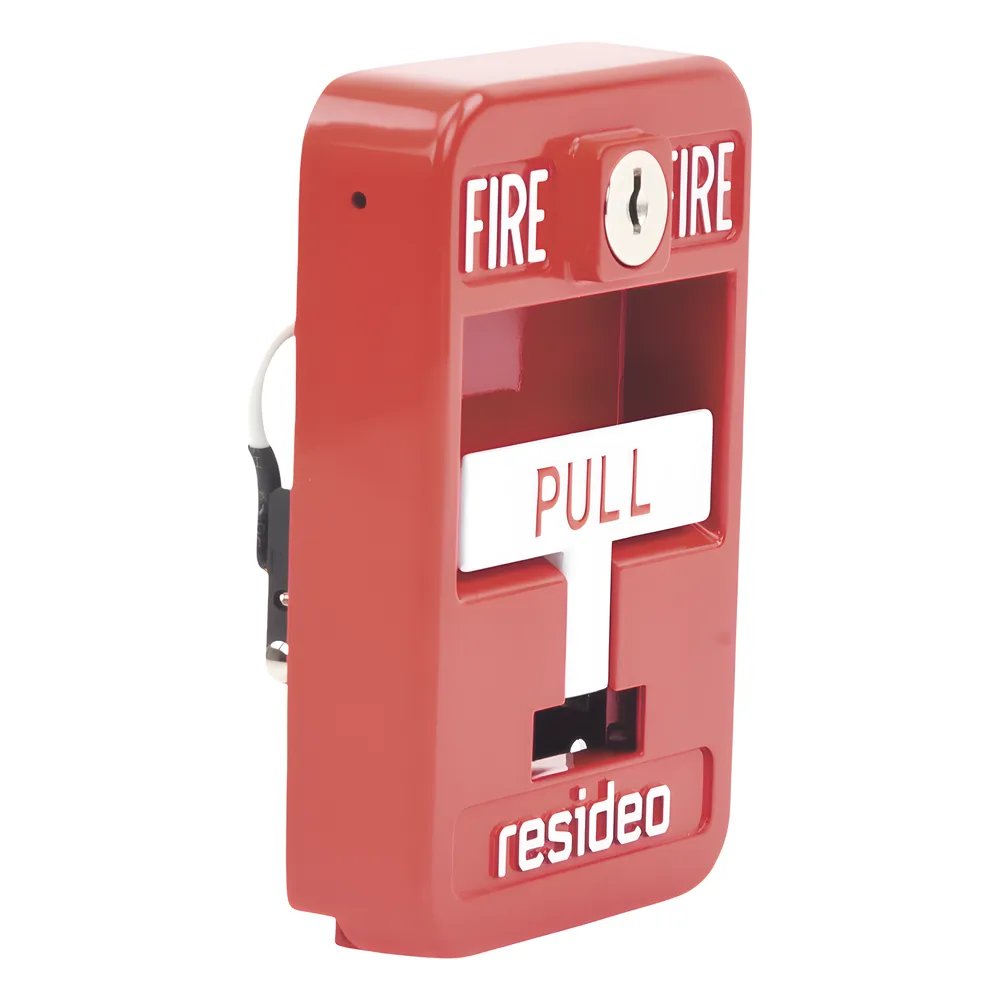 Estación manual de jalón contra incendio de acción simple, reset con llave, cumple ADA, carcasa de aluminio fundido – vista 4