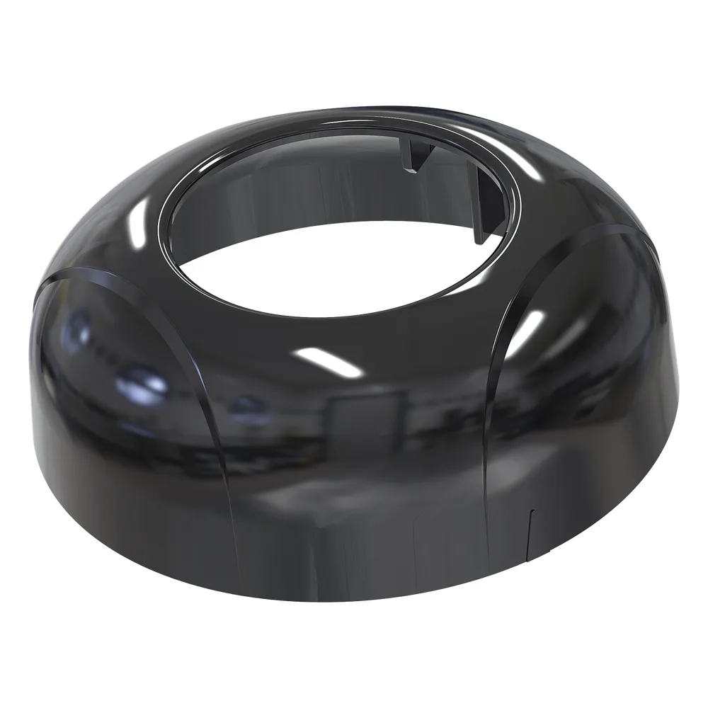 Estrobo Oculto de 12 LED, Rojo/Azul, Lente Transparente, Bisel Negro – vista 5