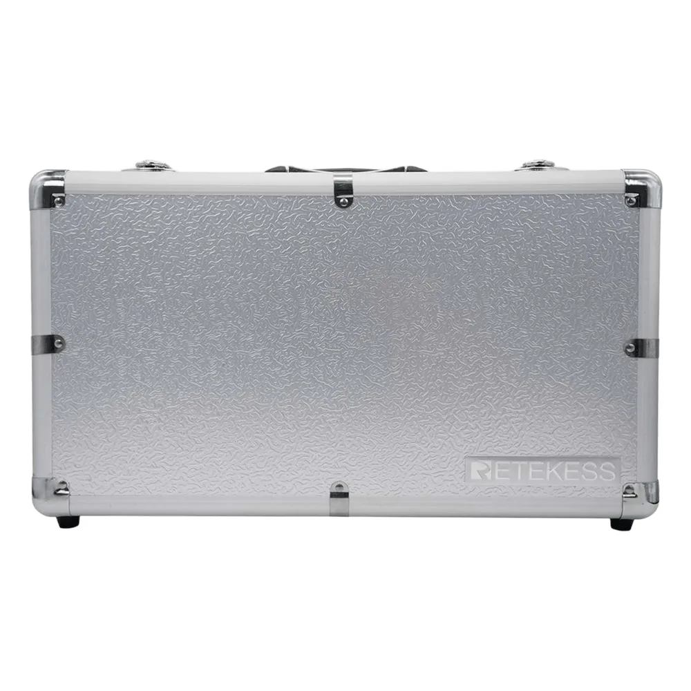 Estuche de Carga Portátil / 30 Ranuras / Carga Simultánea para 30 Dispositivos / 28 Contactos de Carga para Receptor TT126R / 2 Puertos USB para Transmisor TT126 / Carga por Contacto