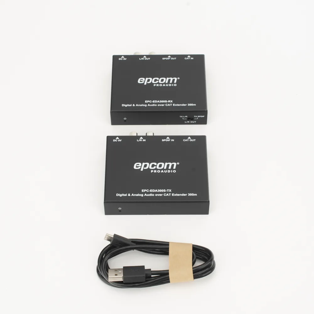 Extensor de Audio | Digital Óptico y Analógico | Transmisión hasta 300 m | Soporte 48/96/192 kHz | Selección de salida en receptor | Función POC bidireccional | Plug-and-Play | Ideal para HDTV, AVR y sistemas multizona – vista 3