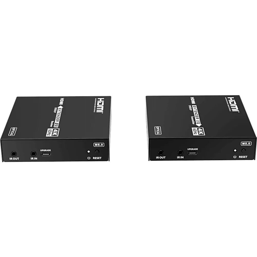 Extensor HDMI sobre IP | 4K60Hz | Fibra Óptica 40 km (24.85 mi) | 18 Gbps | HDMI 2.0 | HDCP 1.4/2.2 | IR | Protección ESD – vista 5