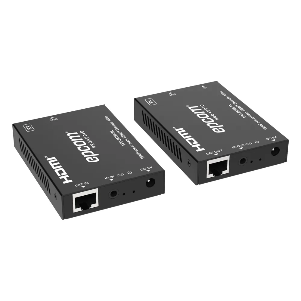 Extensor HDMI™ Sobre IP | Codificador Y Decodificador | 150m Por Cable CAT6 | Compatible Con Red Gigabit | Video Full HD | Compresión EZCast | Control IR Unidireccional – vista 2