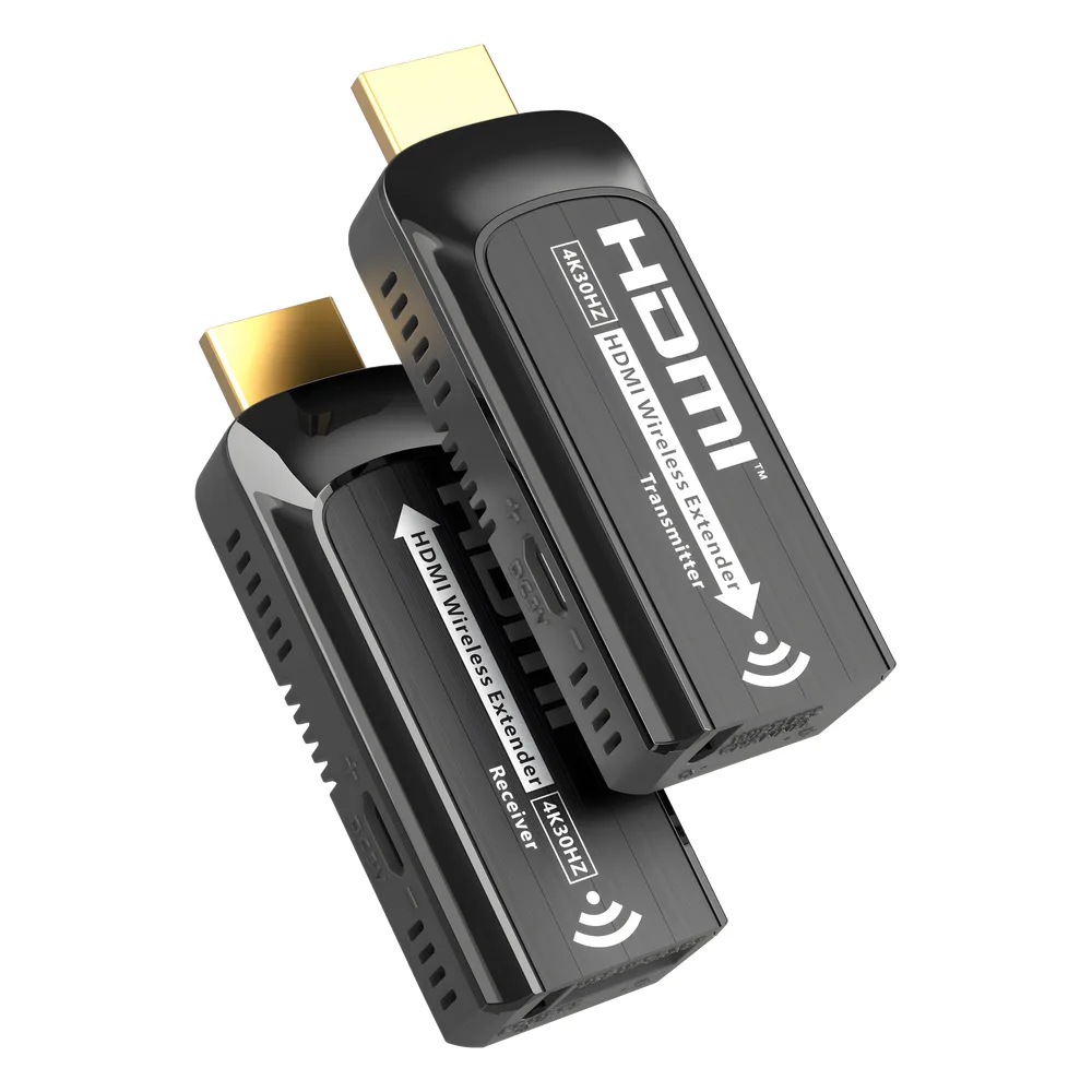 Extensor Inalambrico HDMI TT466MINI | Ultra HD 4K @ 30Hz | Distancia 20 mts | Banda WiFi 5GHz | Mini Size | Retardo 150-320ms | HDMI 1.4 HDCP 1.4