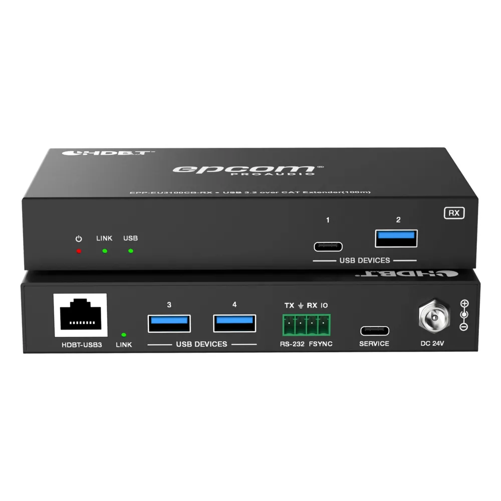 Extensor USB 3.2 Gen 1 | 100 m | Cable CAT6a | Velocidad 5 Gbps | Puertos USB-C y USB-A | PoC Bidireccional 24V | Compatible Con Dispositivos USB Variados – vista 3