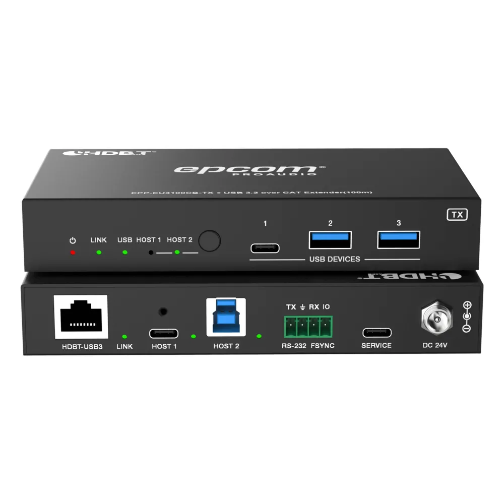 Extensor USB 3.2 Gen 1 | 100 m | Cable CAT6a | Velocidad 5 Gbps | Puertos USB-C y USB-A | PoC Bidireccional 24V | Compatible Con Dispositivos USB Variados – vista 4