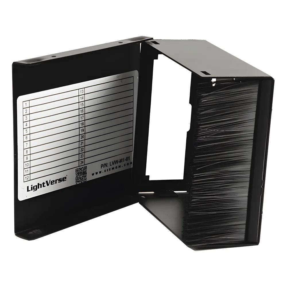 FIBER, ENCLOSURE, LIGHTVERSE, WALL MOUNT, FIXED ACCESS, 1 OPENING, BLACK