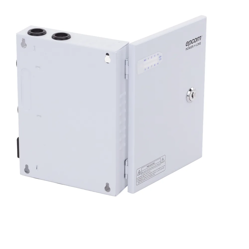 Fuente |  11-15 V |  9 canales | 16 A |  Compatible con cámaras 4K | Alta tecnología en seguridad | Doble ventilador | Hasta 1.8 Amperes por Salida | Filtro de ruido por canal | Diseño de alta gama. – vista 11