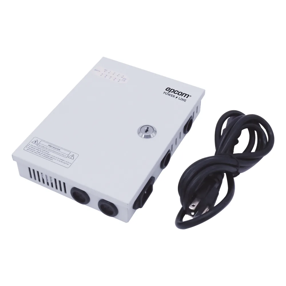 Fuente |  11-15 V |  9 canales | 16 A |  Compatible con cámaras 4K | Alta tecnología en seguridad | Doble ventilador | Hasta 1.8 Amperes por Salida | Filtro de ruido por canal | Diseño de alta gama. – vista 5