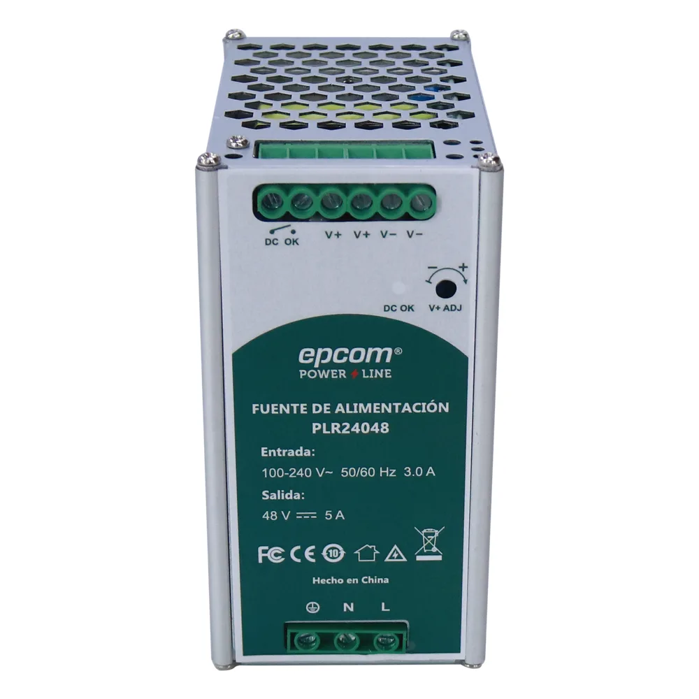 FUENTE DE ALIMENTACION 48 VCC / DIN RIEL /  5 AMPERES / 240 W