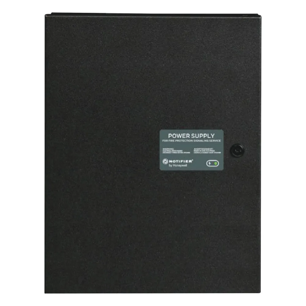 Fuente de alimentación remota y cargador de batería / 10 amperes / 24 Vcc / 7 circuitos de salida NAC o auxiliar / gabinete metálico con cerradura / serie PS de NOTIFIER