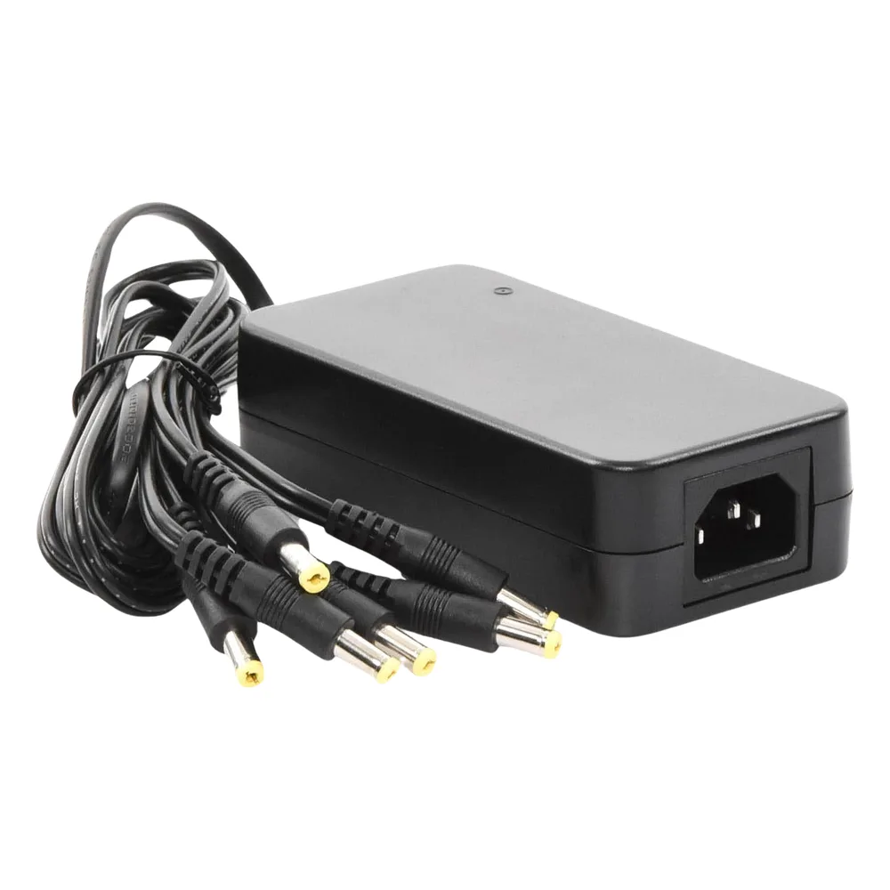 Fuente de Poder de 6 Salidas tipo Jack Macho de 12 Vcc / 6 Amper – vista 6